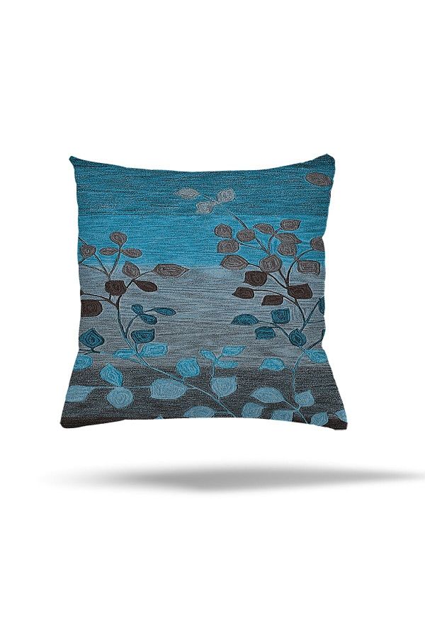 on the clouds-Geometric Leaf Pattern - Hidden Zippered Pillow Case Throw Pillow Cover Seat Pillow Case 1