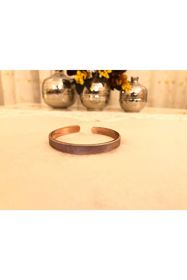 KAVELE-Pure Copper Bracelet with Motif-Suitable for All Wrists-pass-unisex- 1
