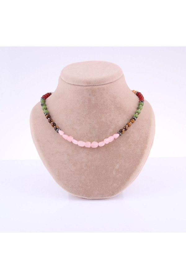 OSMANLI DO AL TA Certified Gemini Zodiac Natural Stone Necklace M164
