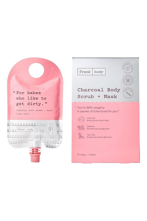 FRANK BODY-Exfoliation + Charcoal Body Mask 140 Gr 1