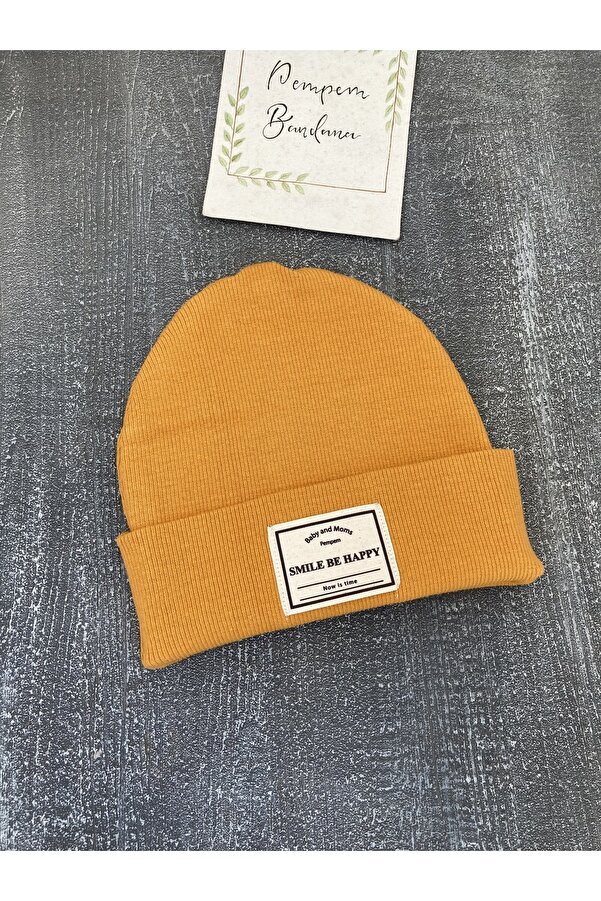 pempem bandana Bebek Etiketli Hardal Bere