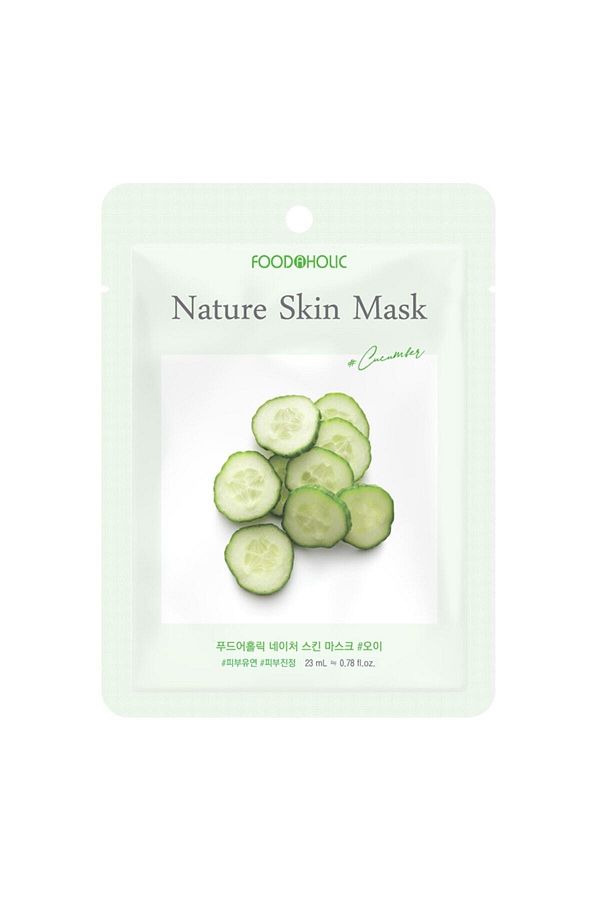 FOODAHOLIC-Moisturizing Anti-Aging Sheet Mask with Cucumber Extract for Dry Skin Korea 1