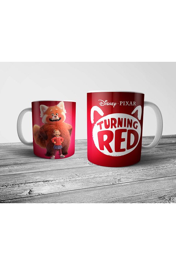 Pixxa-Turning Red - Red Mug Cup Model 1 1