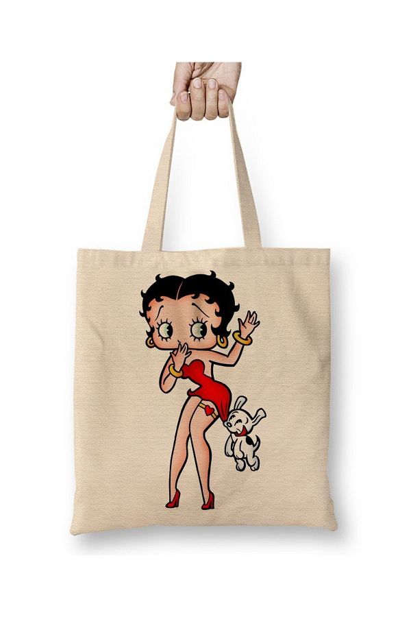 Bask Dukkan Betty Boop Tote Bag Long Handle Trendyol