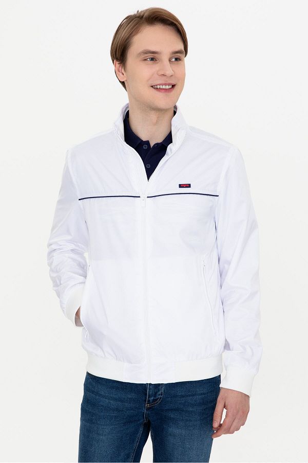 Us polo white jacket top
