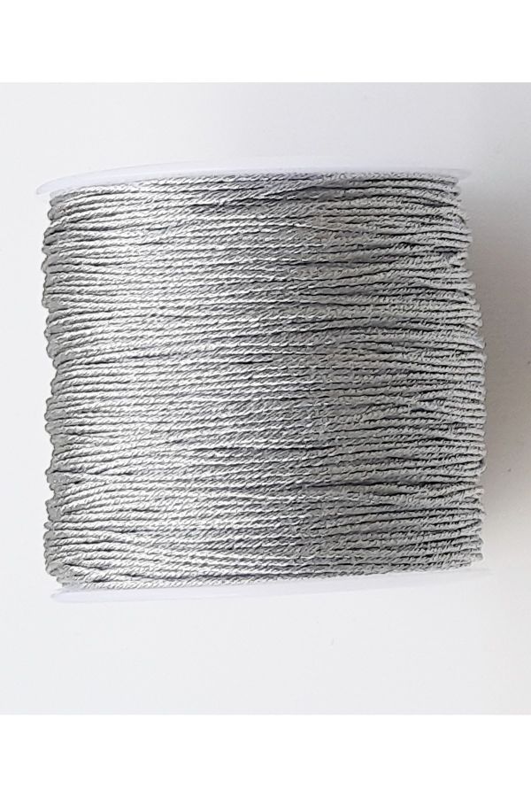 Kezban Tekstil Silver Silvery Color Parachute Thread Bracelet Decoration  Hobby Thread 100 Mt 0,8mm - Trendyol