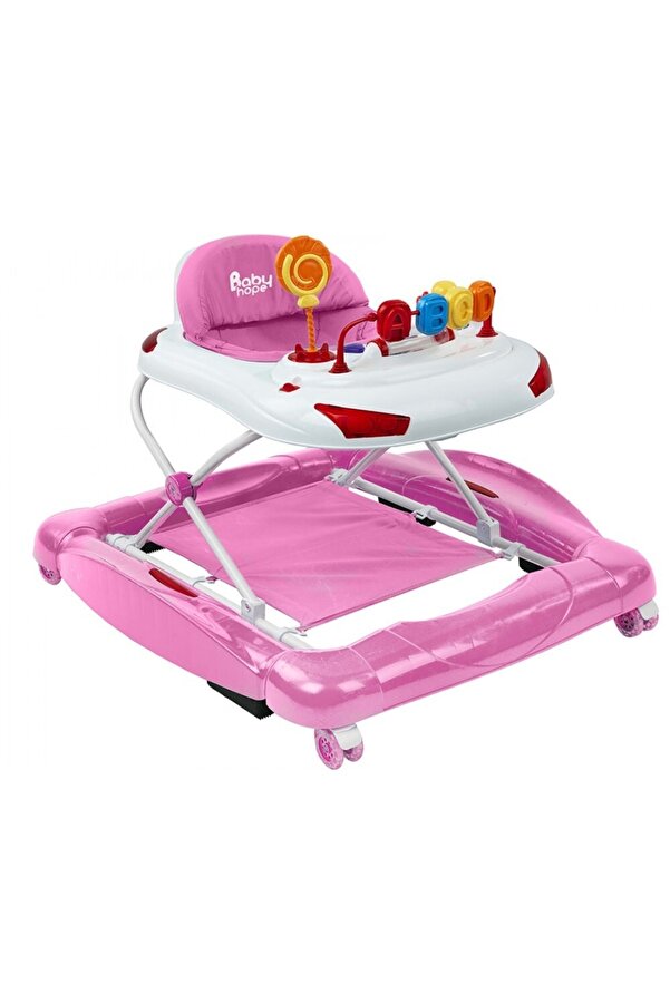 Babyhope 219 Tobby Sallanır Yürüteç Pembe