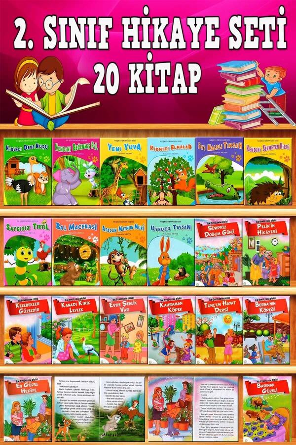 mucit dino 2. Sınıf Tavsiyeli Hikaye Kitapları Seti Tam 20 Kitap