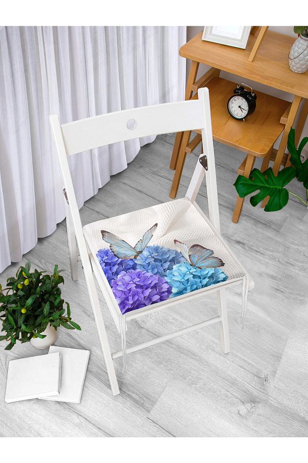Realhomes-Butterfly World Digital Printed Zippered Chair Cushion 1