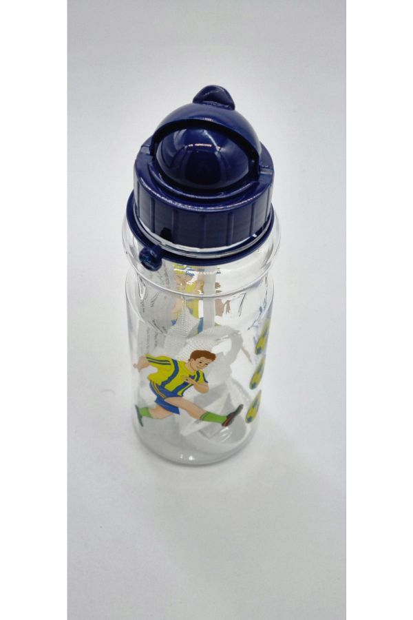 Ticon-Fanatik Polycarbonate Plastic Unisex Silicone Straw Drinker Yellow Navy Blue Color 1