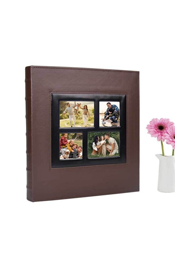 Gökkuşağı 10x15 Cm 500'lük Deri Pencereli Albüm