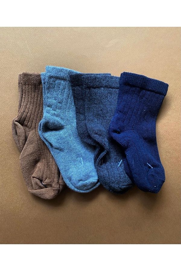 minibonclub-4" Corduroy Socks 1