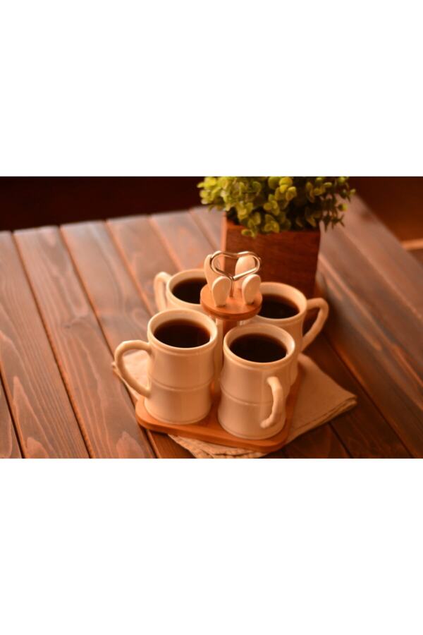 Bambum-B0919 Fuedo- 4 Piece Mug Set - Porcelain Mug and Cup Set 1