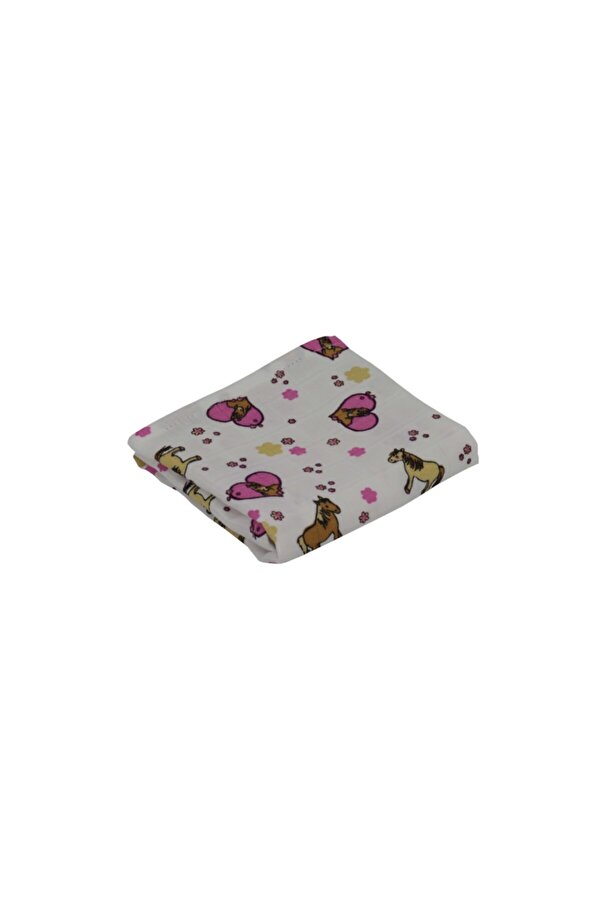 ecottonworks Bebek Ağız Bezi - Müslin Ağız Bezi - Bebek - Ağız - Bez - 40 Cm X 40 Cm - Geniş Ölçü - 4 Adet