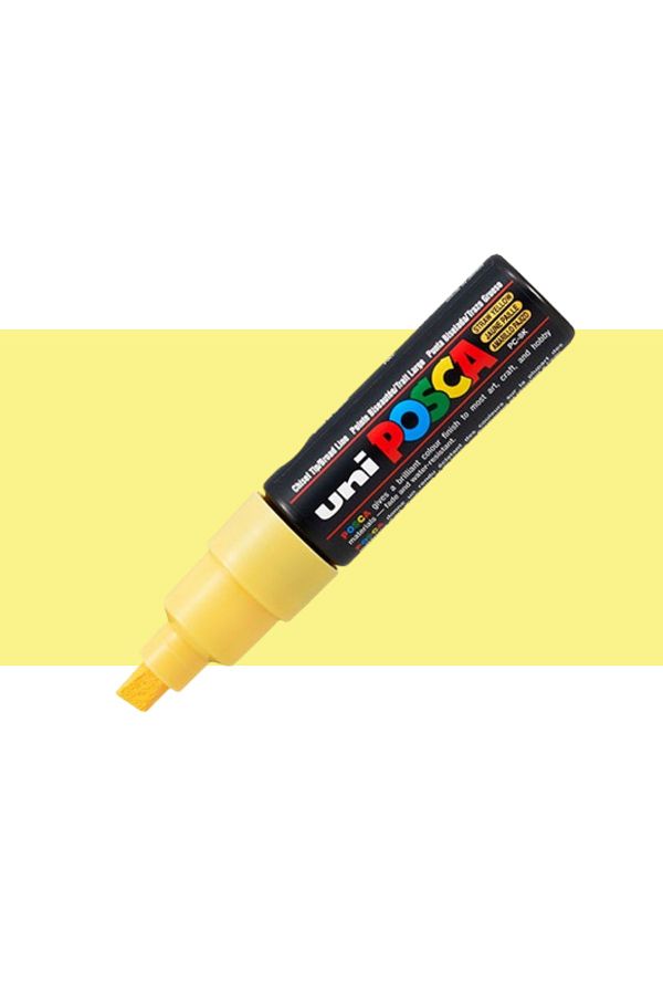 Uni-Posca Marker Pen Pc-8k 8mm Straw Yellow 1
