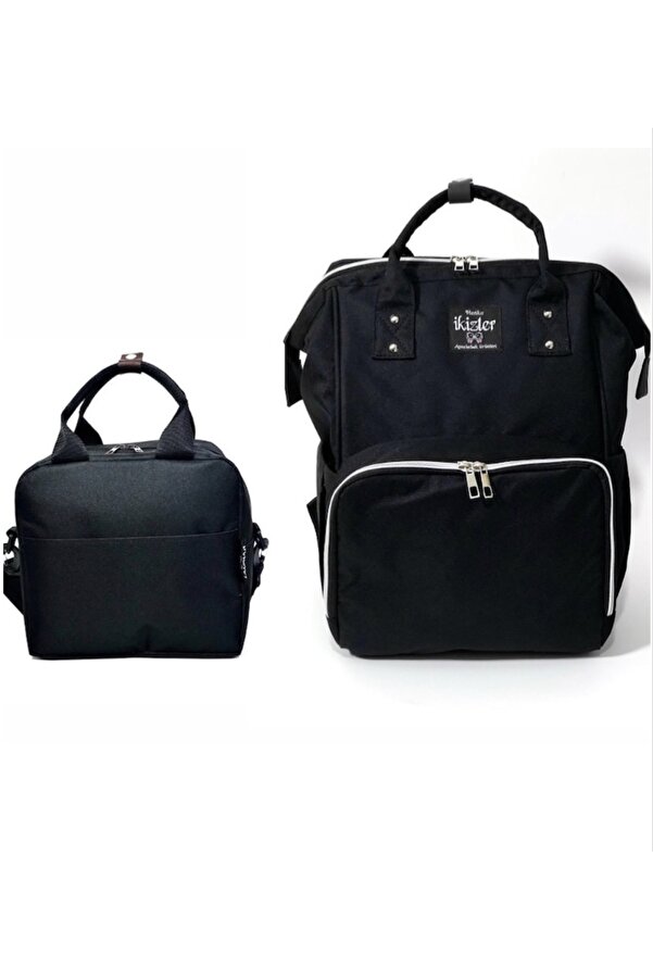 Harika ikizler Bebek Bakım Çantası + Termal (mama , Yemek Taşıma )çanta Seti