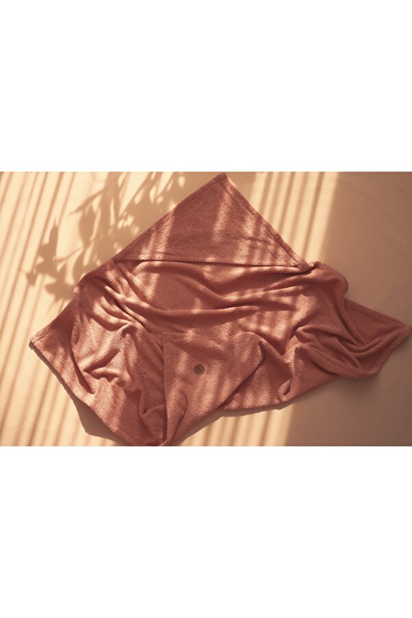 ilays beauty Özel Buldan Dokuması Bebek/çocuk Havlusu Kiremit Rengi (YENİDOĞANDAN 5 YAŞA KADAR KULLANIM)