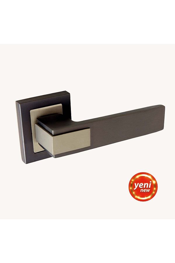 Sofuoğlu-Asude / Ç.Kare Rosette Matte Anthracite Matte Satin Room Handle (Alm) 1