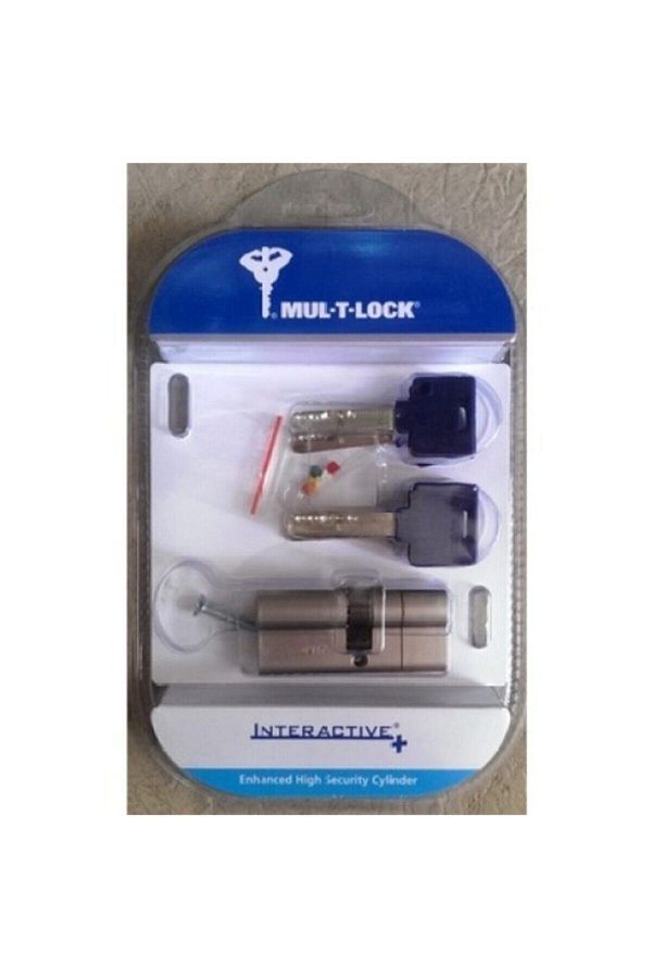 Mul-T-Lock-Multlock 71 Mm Interactive + High Safe Trapped Barrel with 3 Keys 1