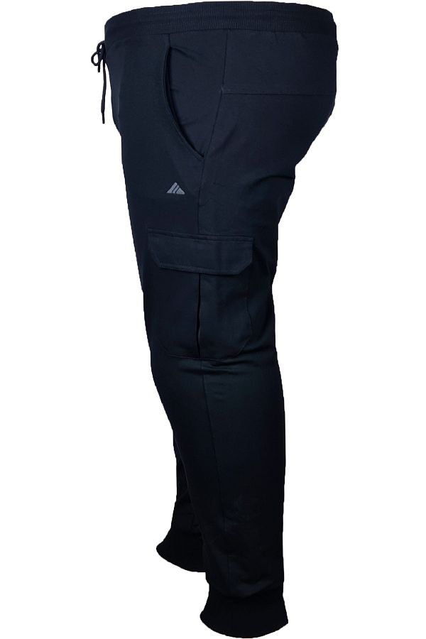 SCOUR Large Size Elastic Leg and Cargo Pocket Sweatpants Trendyol