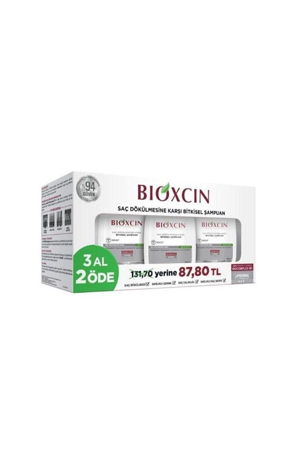 Bioxcin-3x300 Ml Classic Anti-Dry and Normal Hair Loss Shampoo 1