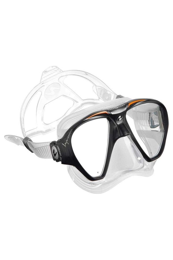 Technisub-Aqua Lung Impression Transparent/orange Diving Mask 1