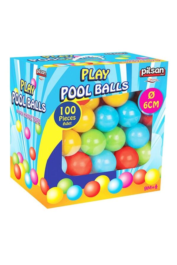 PİLSAN Oyun Havuzu Topları 6 Cm 100'lü Kutulu