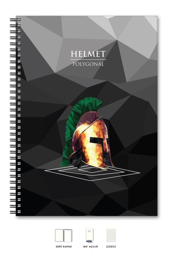 Le Color-School Notebook Flexible Cap A4 Striped 200sy Polygonal 1