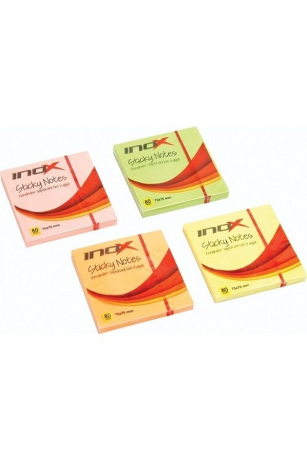 inox-75x75 Adhesive Note Paper Highlighter Color 80 Yp4 Colors 1