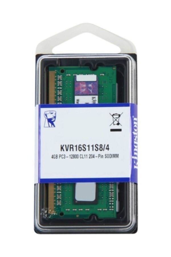 Kingston-ذاكرة وصول عشوائي للكمبيوتر المحمول 4 جيجابايت DDR3 1600 ميجاهرتز CL11 1