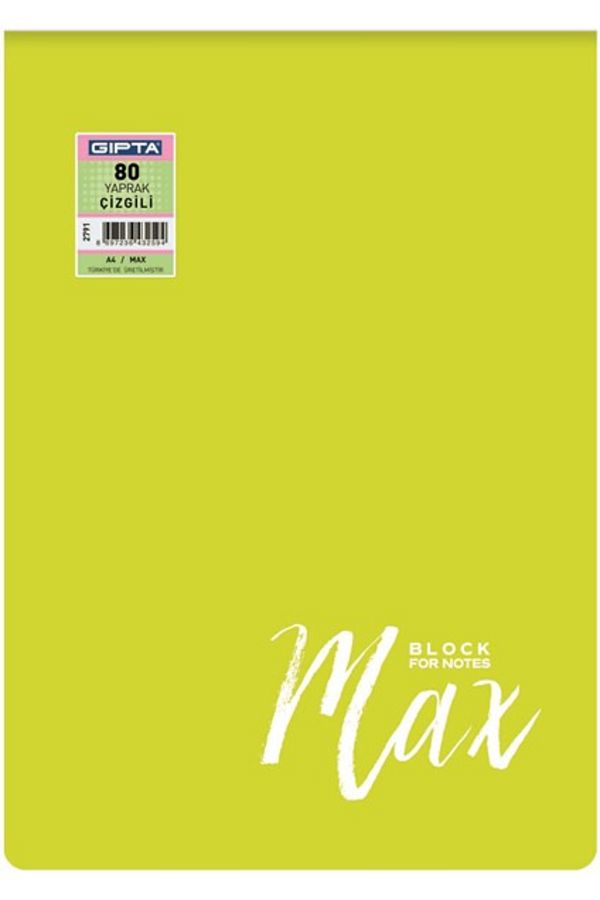 Gıpta-Max Block Wire Stitching Pp Cover Memo Pad (a6)-80y.quared (stand) 1