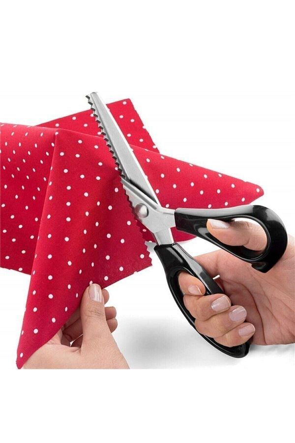 SİNGER-Overcasting Scissors Fabric Zigzag Cutting Scissors 1