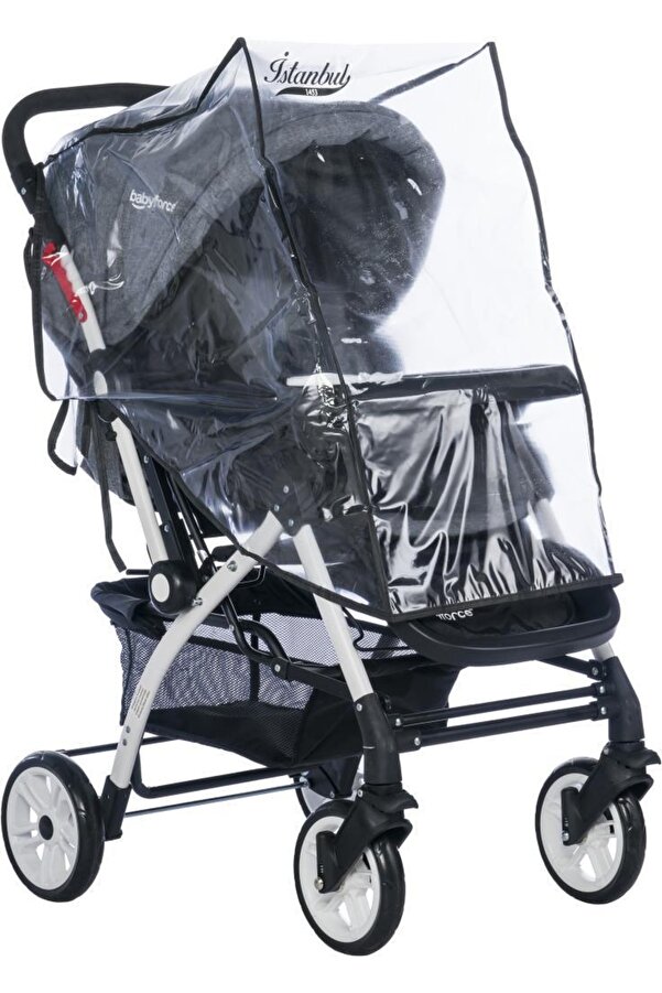 babydoor Lüks Bebek Arabası -puset Yağmurluğu -stoller Rain Cover