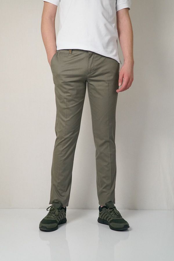 Bomonti-BATTAL Micro Honeycomb Pattern Trousers with Clock Pocket 1