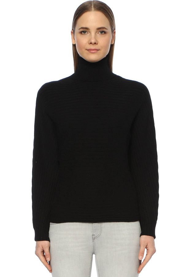 Network-Women's Turtleneck Black Knitwear1070302 1