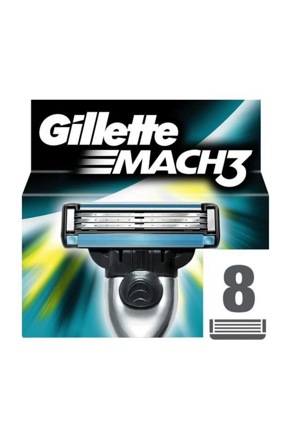 Gillette-Mach3 8-Pack Replacement Razor 1