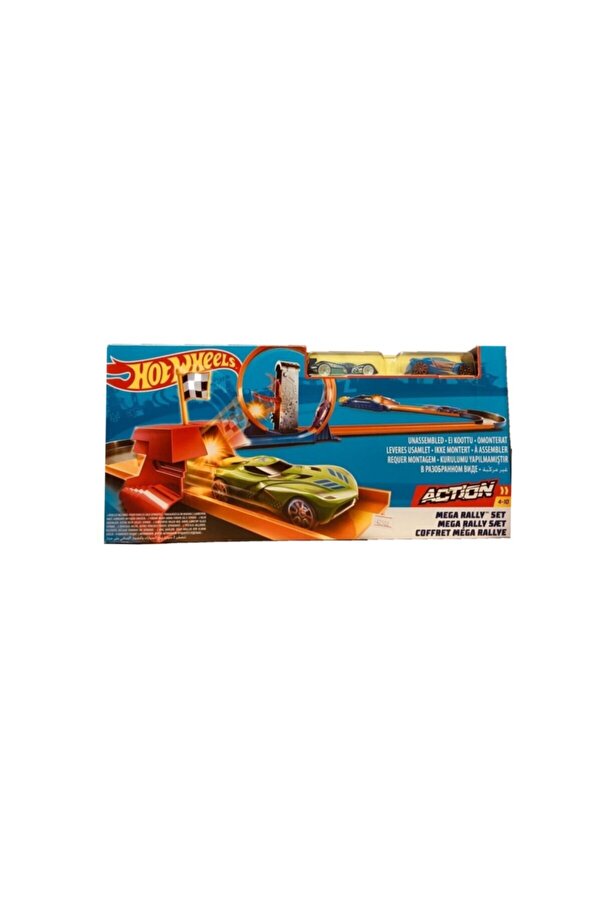 HOT WHEELS Hot Wheels Motor Yarışçıları 3in1 Oyun Seti - Mega Rally Fvj21