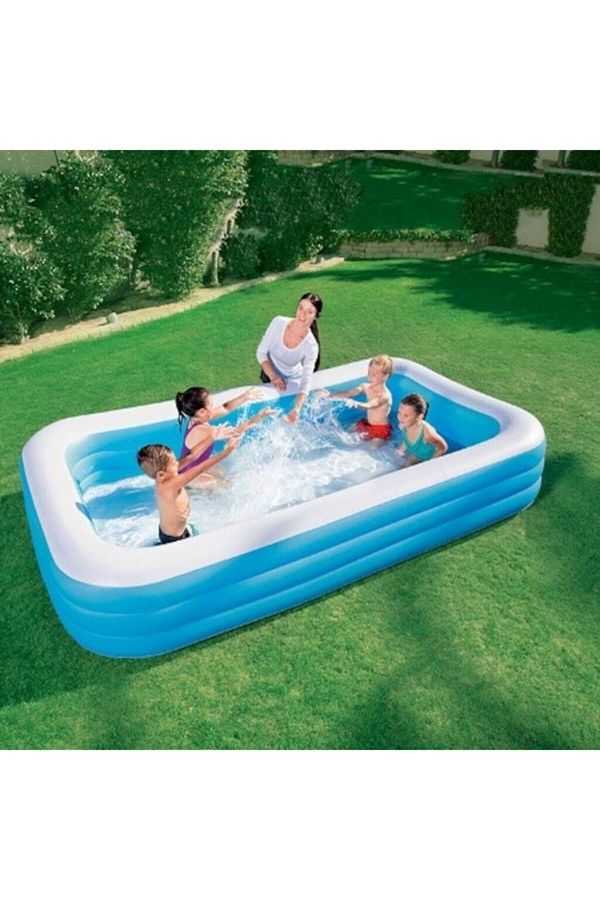BESTWAY-2.62x1.75x51 cm Inflatable Pool - Family Pool 54006 1