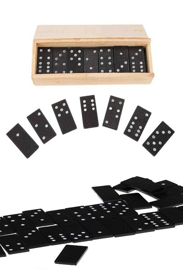 Hyd-Wooden Domino Game Set 1