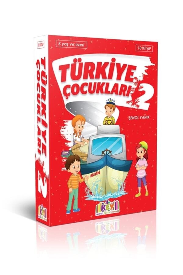 Kaliteli Eğitim Yayınları Key Yayınları Türkiye Çocukları 2 Hikaye Seti 10 Kitap Değerlendirme Testi