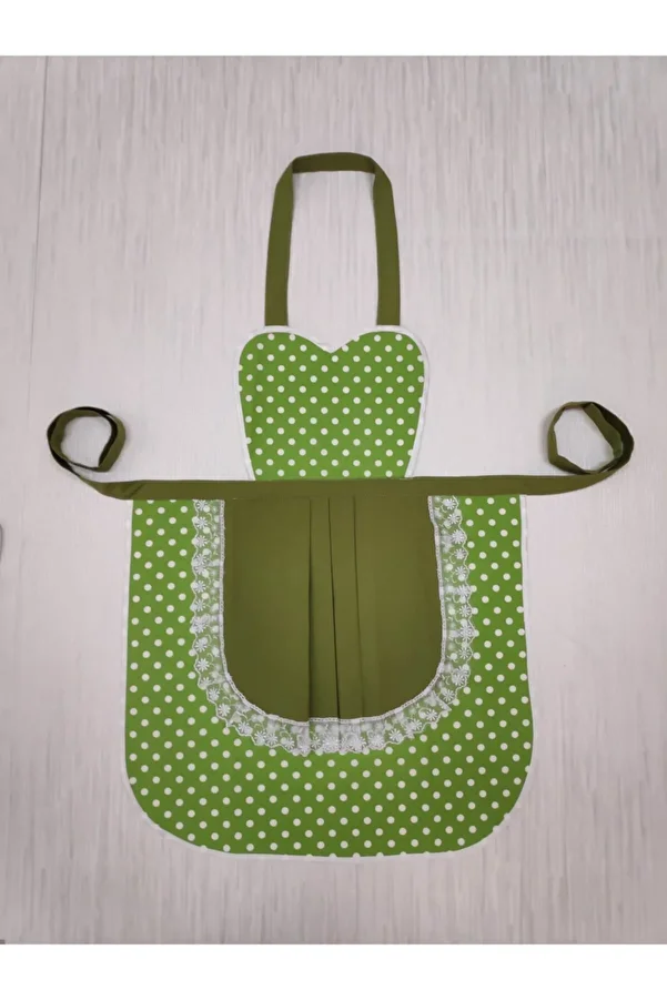 MoT Dekor-Waterproof Laced Modern Cotton Fabric Kitchen Apron M1903 1