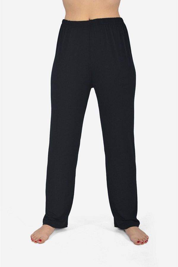 Black pajama bottoms women's best sale