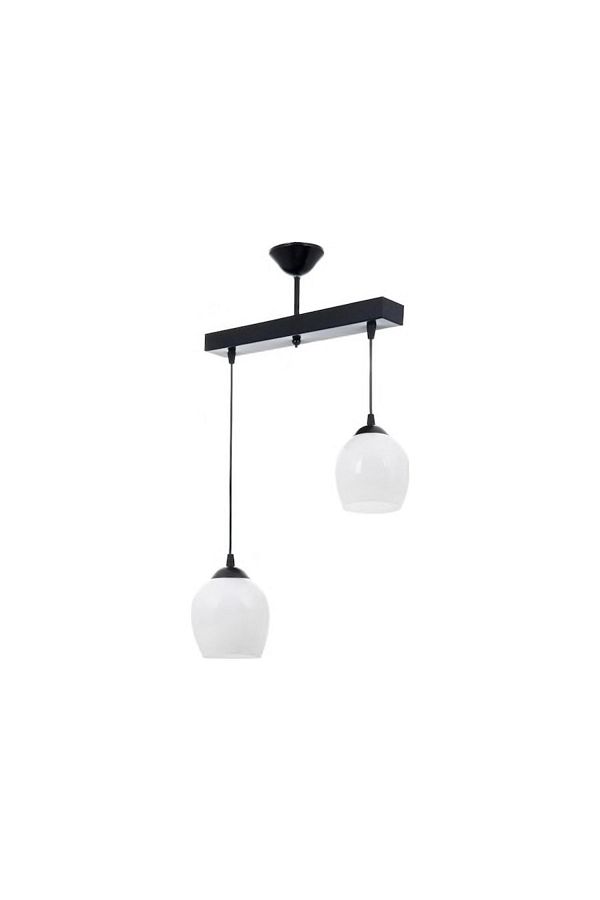 RİOLİGHT-30 Cm Opal Chandelier Table Top - Double Row 1