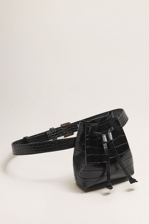 Mango belt bag black store