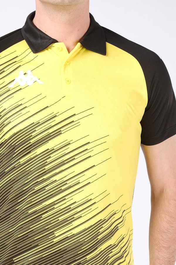 Giyim Dunyas Men s Polo Neck Sportsman T shirt Yellow Trendyol