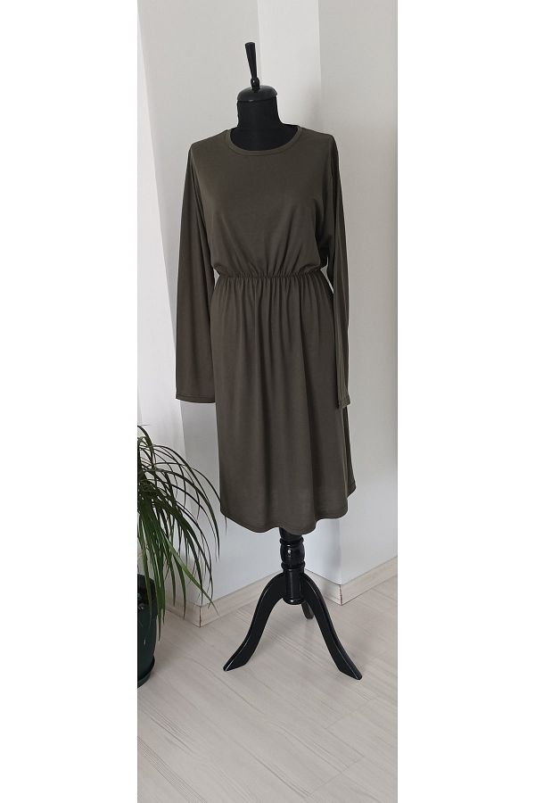 BRC Collection-فستان كاكي أخضر نسائي 1