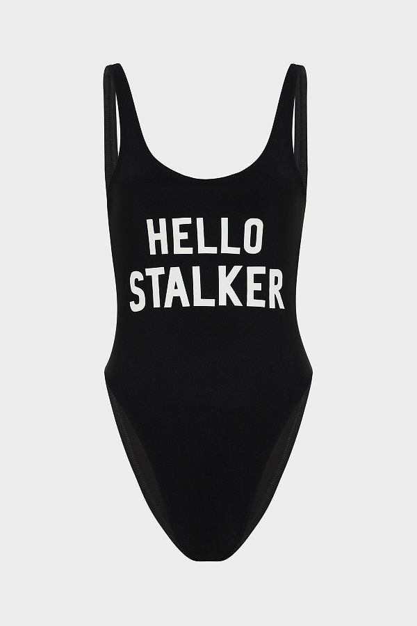 Açelya Okcu-Μαγιό Hello Stalker Slogan Push Up 1