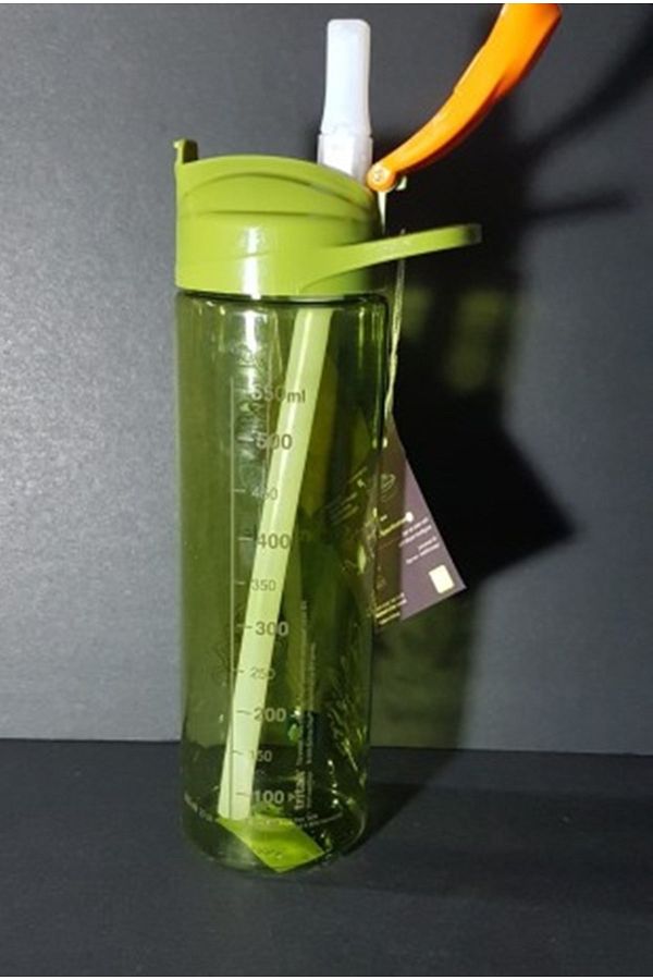 SEYFİKİRTASİYE-Amazon Tritan Patterned Flask with Straw 630cc 1