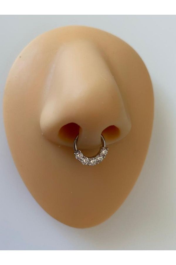Arescollection Surgical Steel Septum Daith Piercing Trendyol