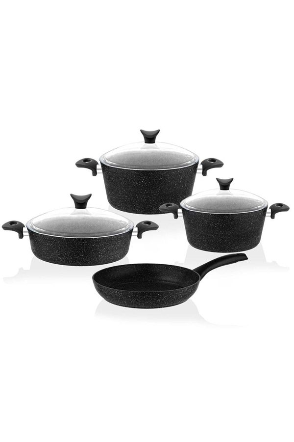 Hot Savings from Trendyol: Shop Now the Extra Cook 7-Piece Granite Pot Set at a 50% Discount!